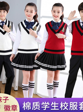 元旦中小学生大合唱演出服装儿童诗歌朗诵校服幼儿园服班服表演服