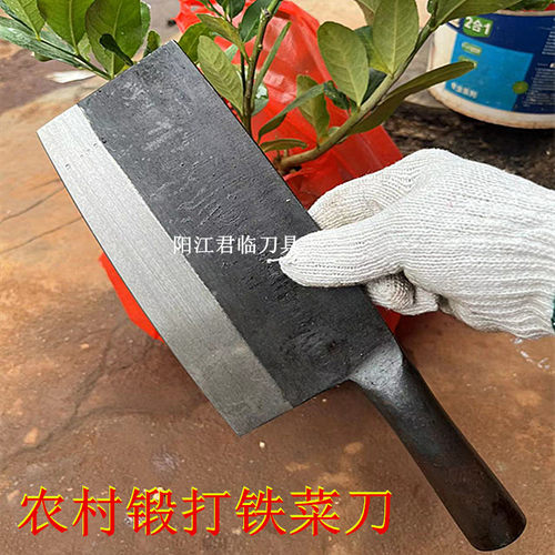 手工锻打中式斩切菜刀锋利杀鱼刀