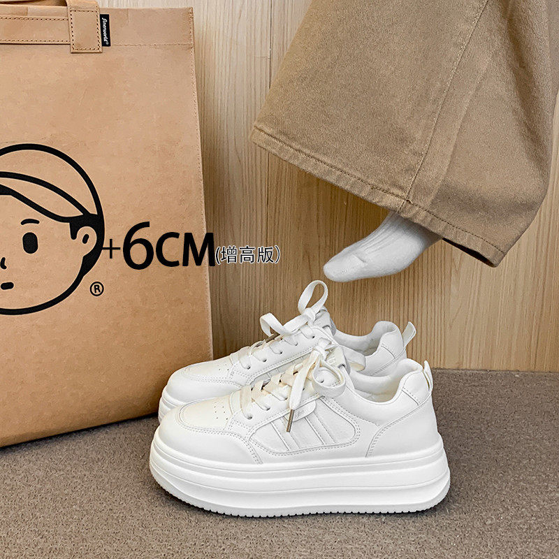 厚底小白鞋女小个子2026年新款春季百搭休闲女鞋爆款增高显瘦板鞋,女鞋,休闲板鞋,淘宝优惠券,粉丝福利购,淘宝优惠卷