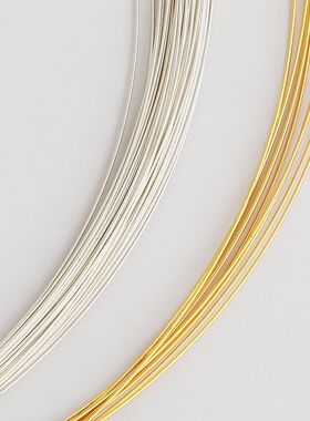 足银999银丝线DIY手工缠绕手链