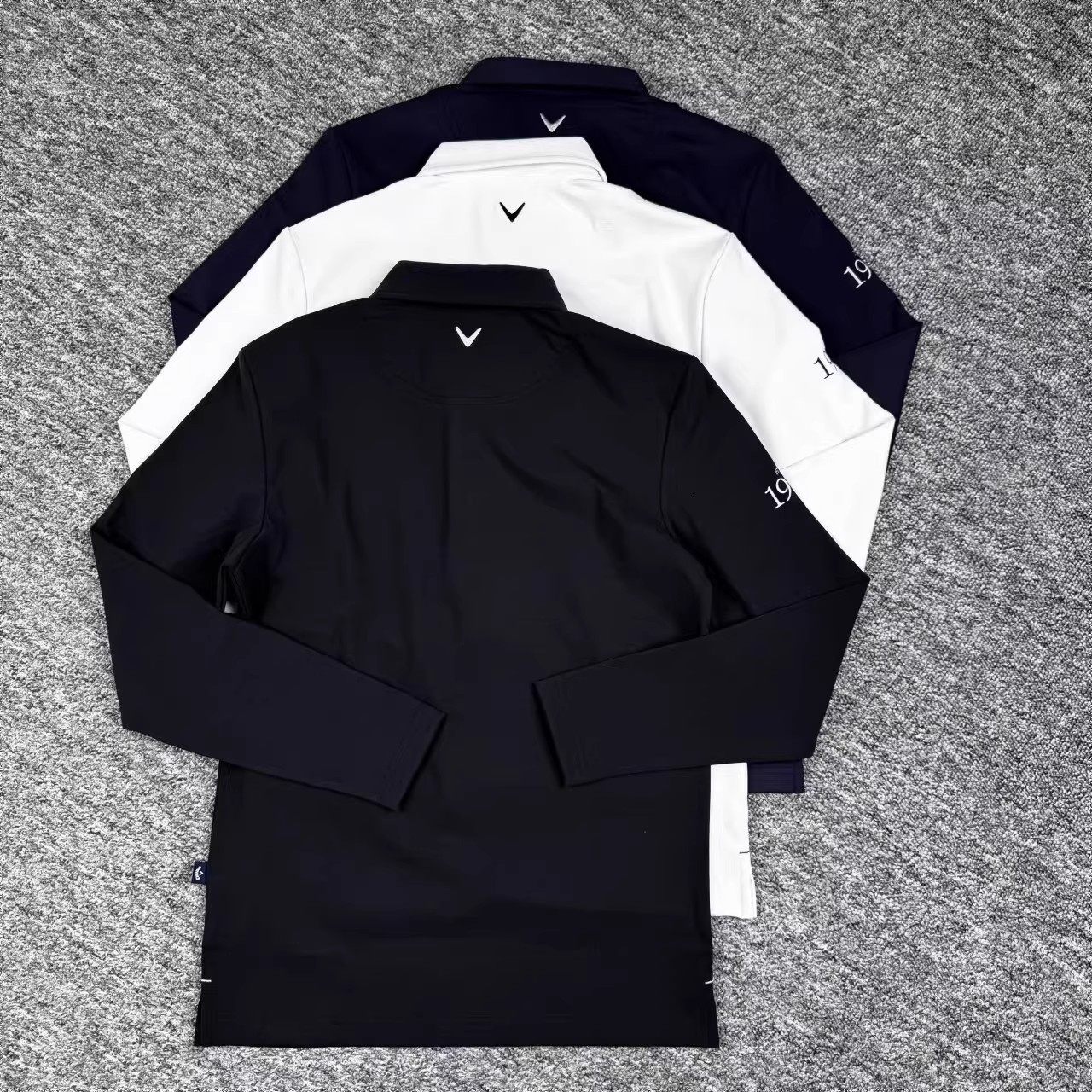 2505日韩golf高尔夫男长袖T恤弹