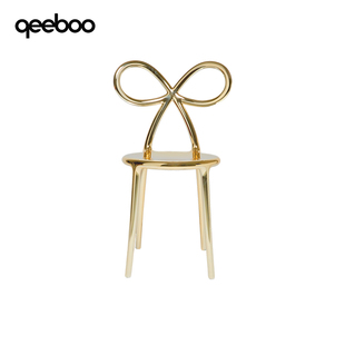 Ribbon qeeboo意大利进口 椅子创意蝴蝶结餐椅北欧时尚 网红椅现代