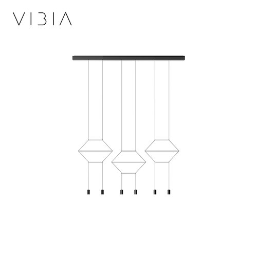 Vibia西班牙卧室现代简约吊灯