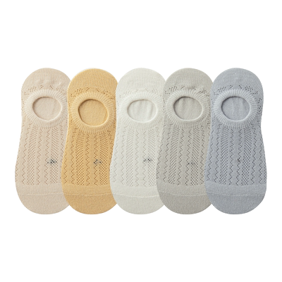 儿童隐形袜子夏季薄款纯棉网眼袜