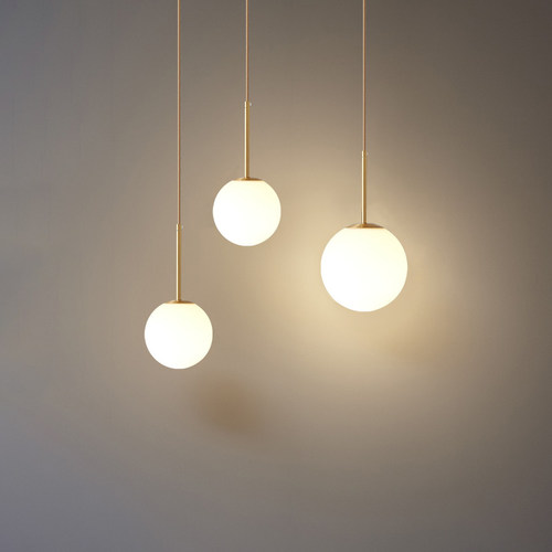 【全网低价】泡泡球形吊灯白磨砂