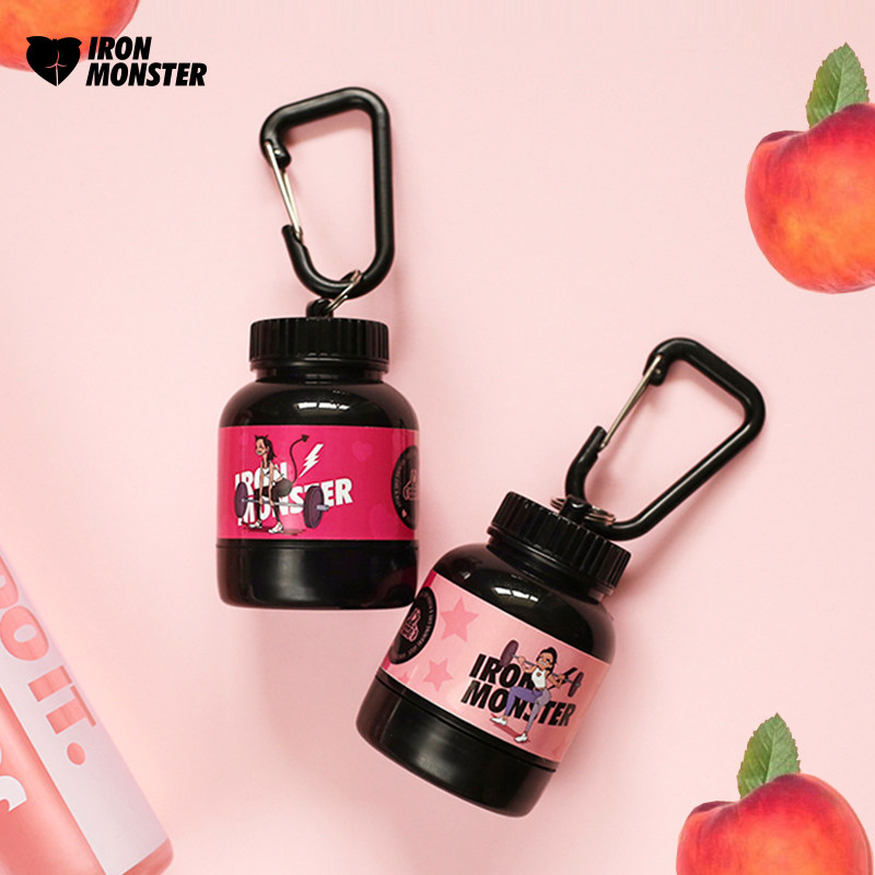 steel Little monsters Protein powder Of canning BCAA Bodybuilding Tonic Of boxing Small bottles funnel Portable Key chainin the Tableware , Cup/Cups/Kettle , Shaker  category - from Buy2taobao.com to provide professional Taobao agent buy service