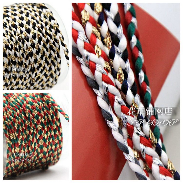 现货新款圣诞节礼物包装彩带礼品盒装饰丝带新年鲜花喜糖蛋糕绑带