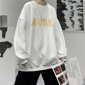 @秋上新 简约字母印花圆领套头卫衣501-2-WY005-P40图片
