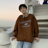 秋冬款字母印花圆领卫衣501-2-WY706-P45限58（50棉50聚酯纤维），男装卫衣，星座501-2