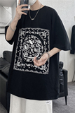 夏季腰花果笑脸印花短袖T恤501-2-TX10-P28，男装T恤，星座501-2