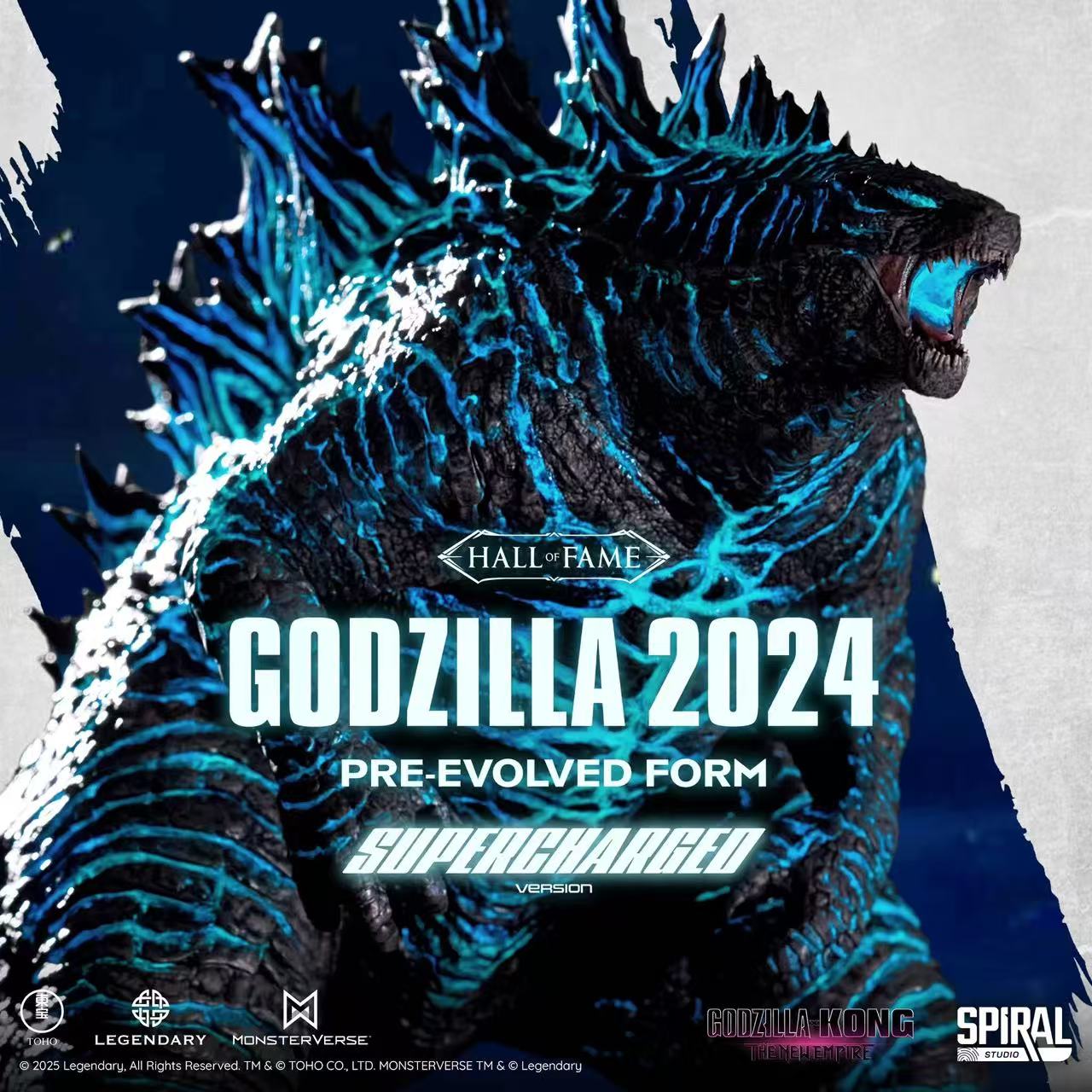 模玩集丨SpiralStudio螺旋社工作室2024爆能哥斯拉雕像怪兽手办