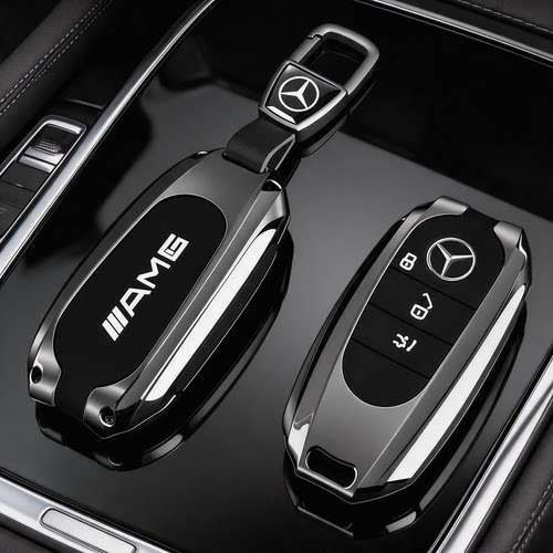 适用于奔驰2026新款E300L C260 glc300 glb220 gle a200车钥匙套