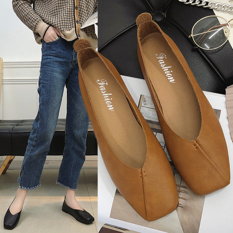 Grandma shoes 2020 Spring new pattern shoes student Floating shoe Women's Shoes Versatile Single shoes Versatile Flat shoes Doug shoesin the Women's Shoes, Low shoes  category - from Buy2taobao.com to provide professional Taobao agent buy service