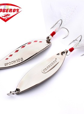 PRO BEROS品牌金属亮片10G金属亮片路亚假饵金银色塑料饵路亚亮c3