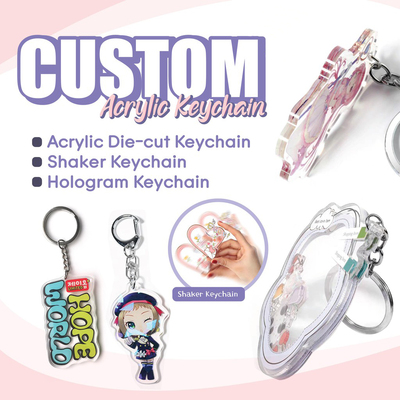 Custom Acrylic Keychain/ Personalized with Photo定制钥匙扣