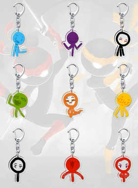 AlanBecker火柴人钥匙扣天选之子黑暗领主再临亚克力学生书包挂件