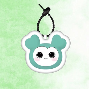 TWICE JAPAN POPUP STORE大头Q版吱吱叫挂件语音玩偶钥匙扣纪念品