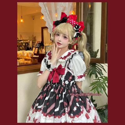 taobao agent Genuine design starry sky, Lolita style, with short sleeve