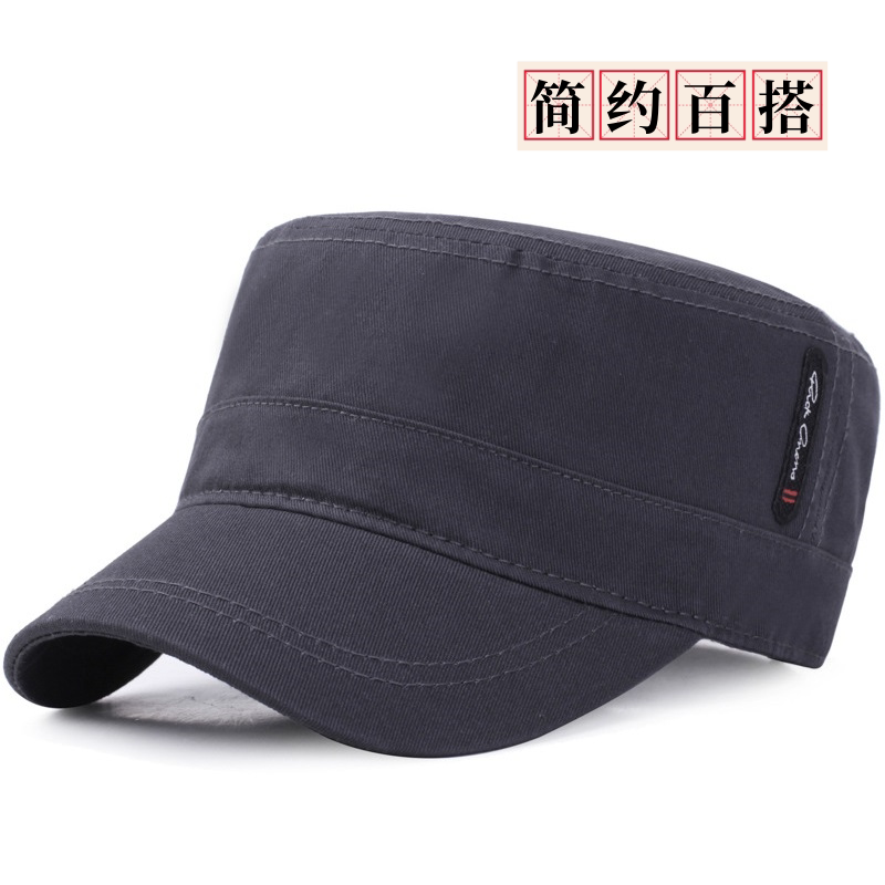 出游鸭舌帽平顶帽男户外休闲秋冬