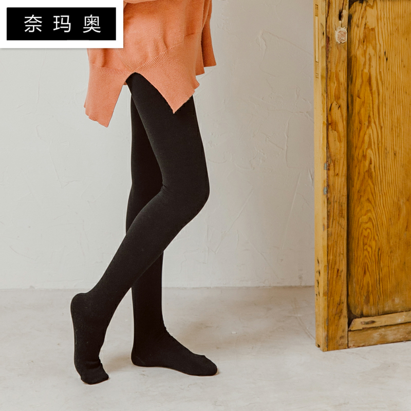 580D高弹力美腿塑性瘦腿袜加绒中厚保暖连裤袜女春秋冬季打底袜裤