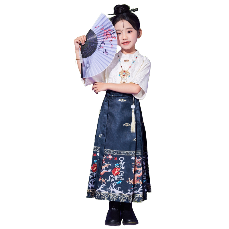 中秋演出服汉服中国风小学生