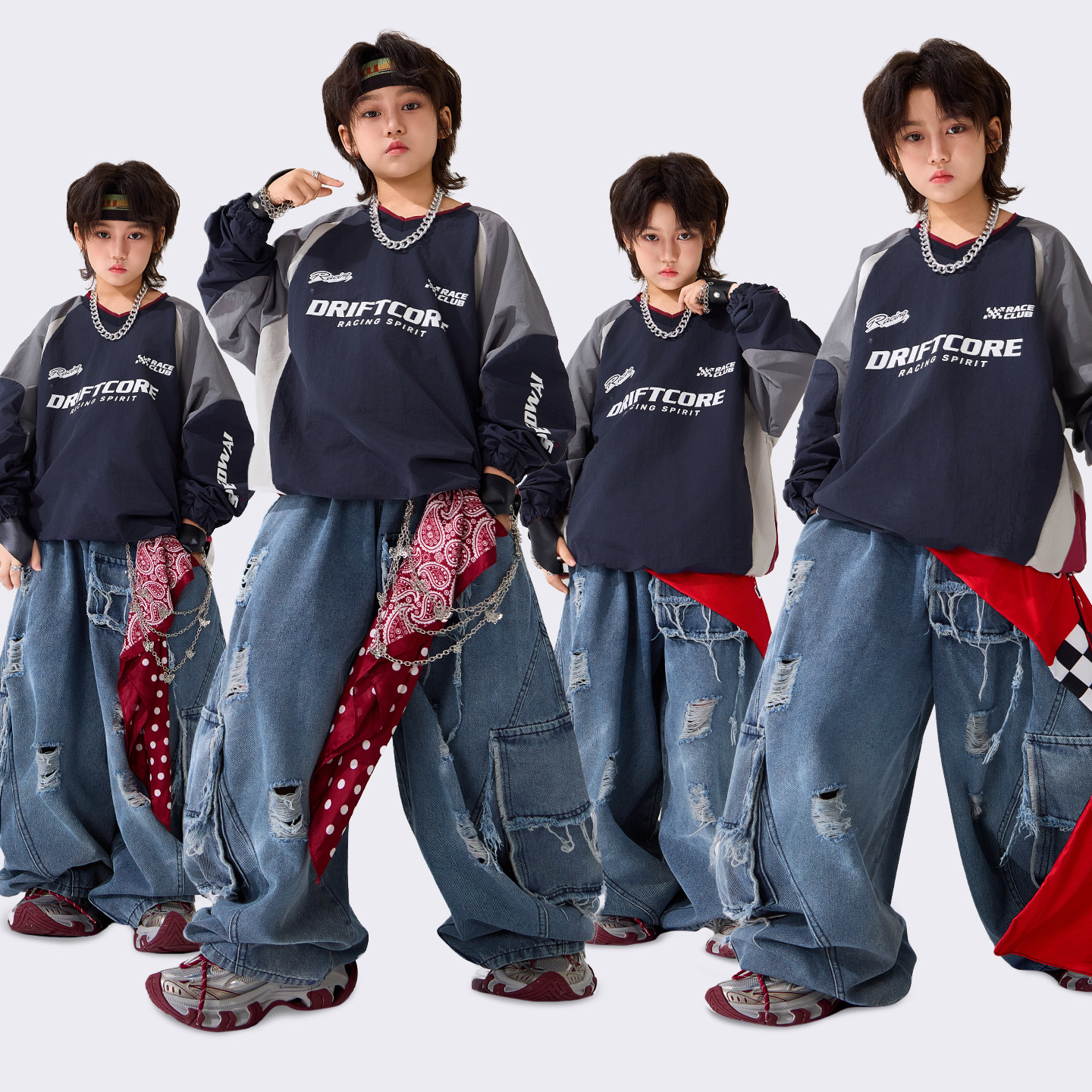 儿童街舞潮服男童hiphop童装酷帅