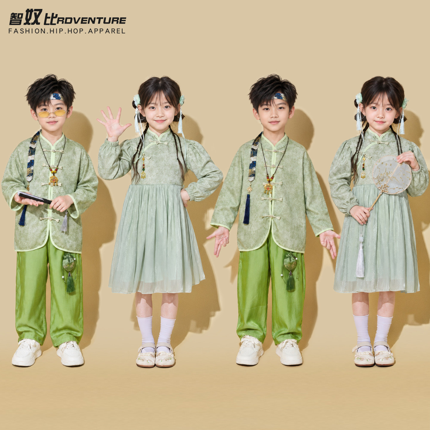 儿童合唱演出服小学生运动会服装