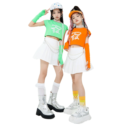 智奴比女童嘻哈街舞爵士舞演出服