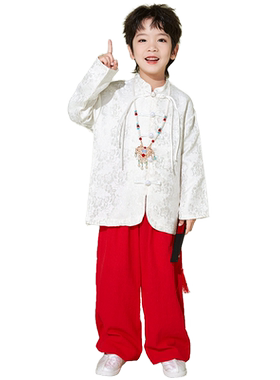 男女童中国风元旦马面裙演出服