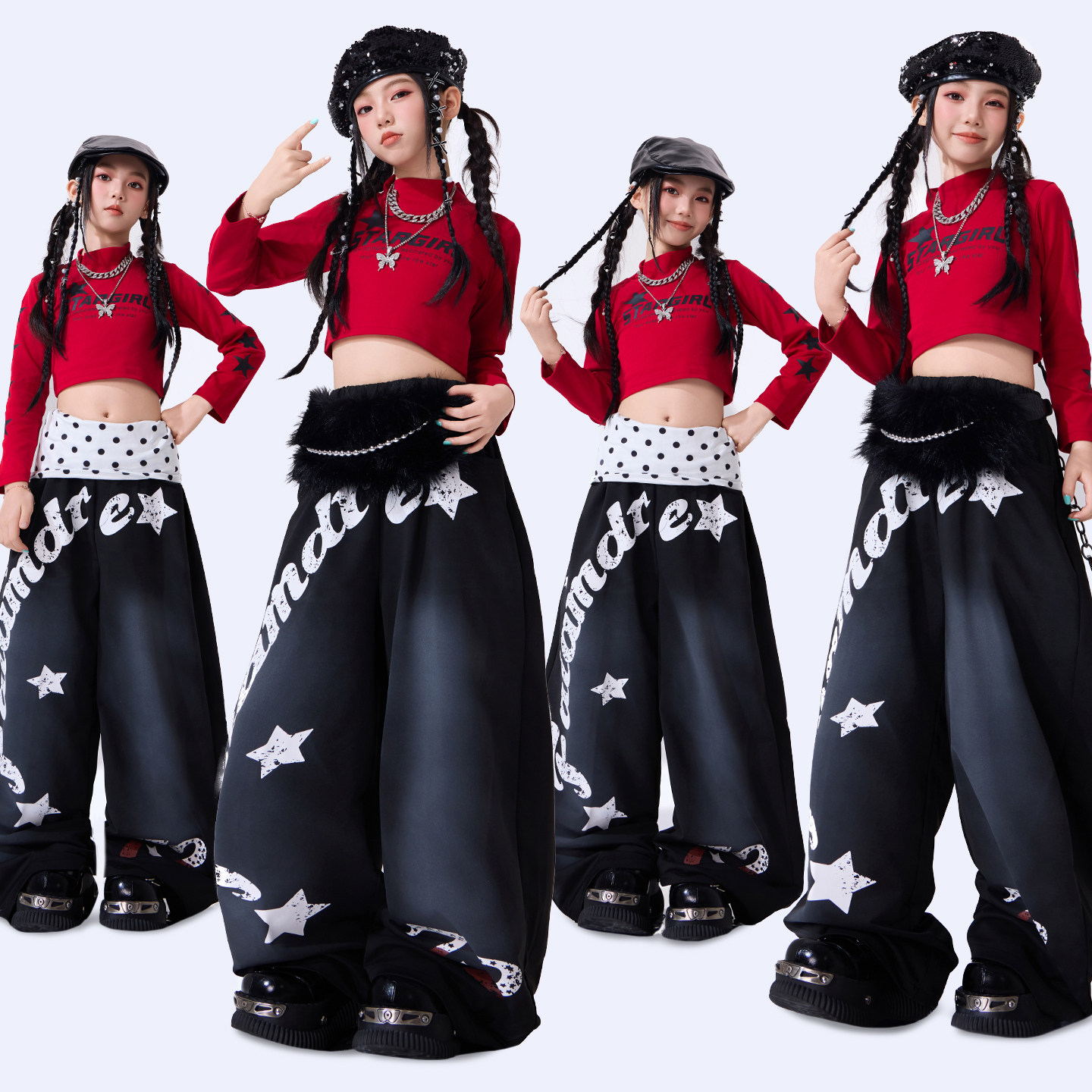 女童街舞演出服少儿炸街jazz女团