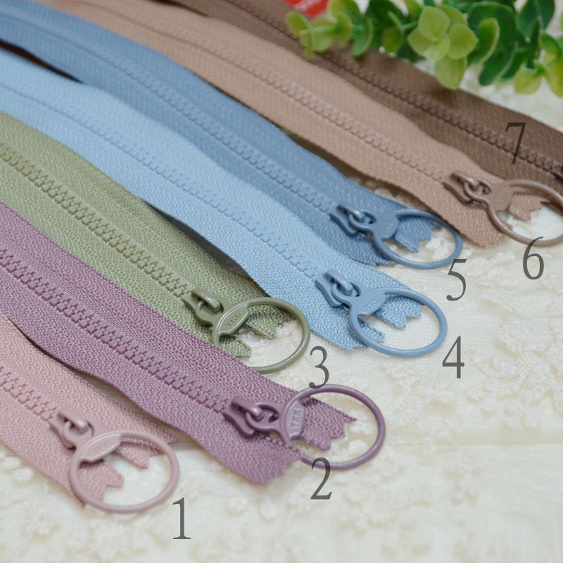 YKK3号纯色树脂拉链先染风格单色