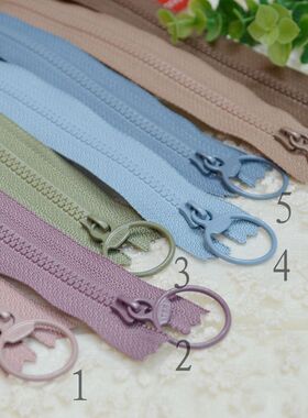 晗颖手工 YKK3号纯色树脂拉链先染风格单色 20/30/40cm