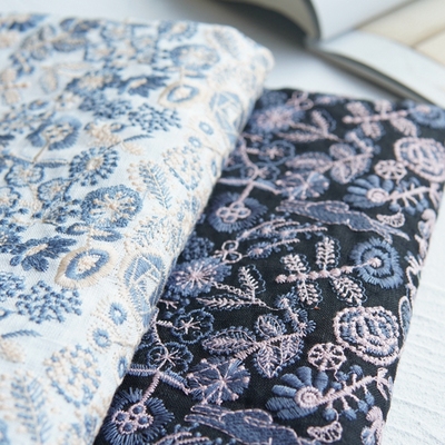 diy晗颖包包服装小兔子刺绣布料