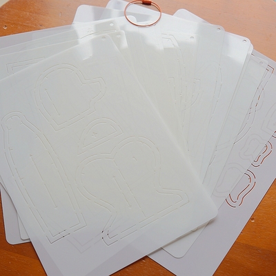 hippie玩偶图纸模板玩偶模板