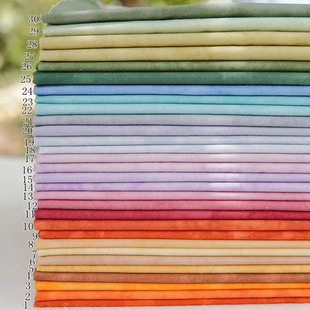 晗颖手工diy夏威夷玻璃柿子南瓜花生梨布艺晕染棉布补货有色差