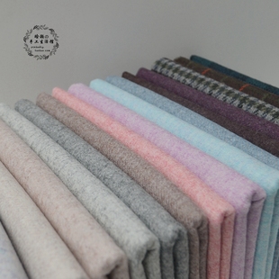 口金服装 晗颖手工 法兰绒 大地色系法兰绒 用 日系风格