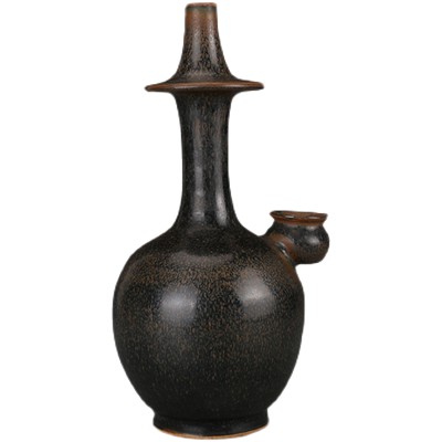 宋瓷收藏磁州窑系介休窑净水瓶仿古瓷器古董古玩老货陶瓷花瓶摆件