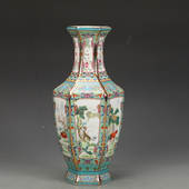 清乾隆描金十二生肖瓶古董古玩收藏品真品包老保真旧货老货