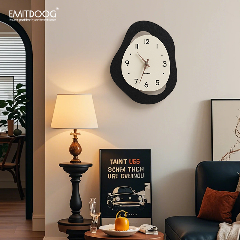 客厅轻奢高级感数字时钟