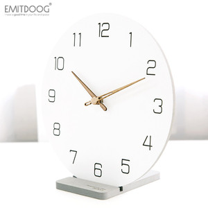 EMITDOOG欧式现代简约挂钟客厅钟表北欧时尚创意家用卧室静音壁钟