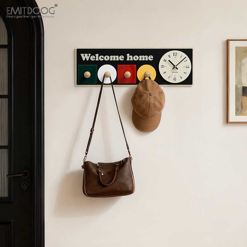 客厅高级感挂钩时钟2025新款