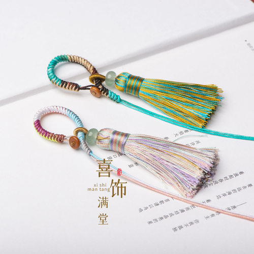 可穿饰品小包挂穗子指环扣