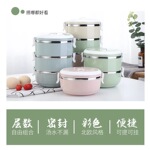 不锈钢饭盒分格多层便当盒加高保温桶上班族3层4层学生可爱饭盒