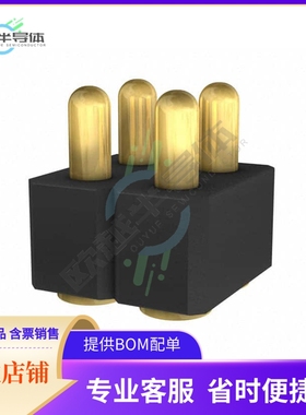 813-22-004-30-003101【CONN SPRING PISTON 4POS SMD】