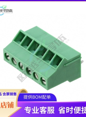 1736777【TERM BLOCK 6POS 40DEG 5.08MM PCB】