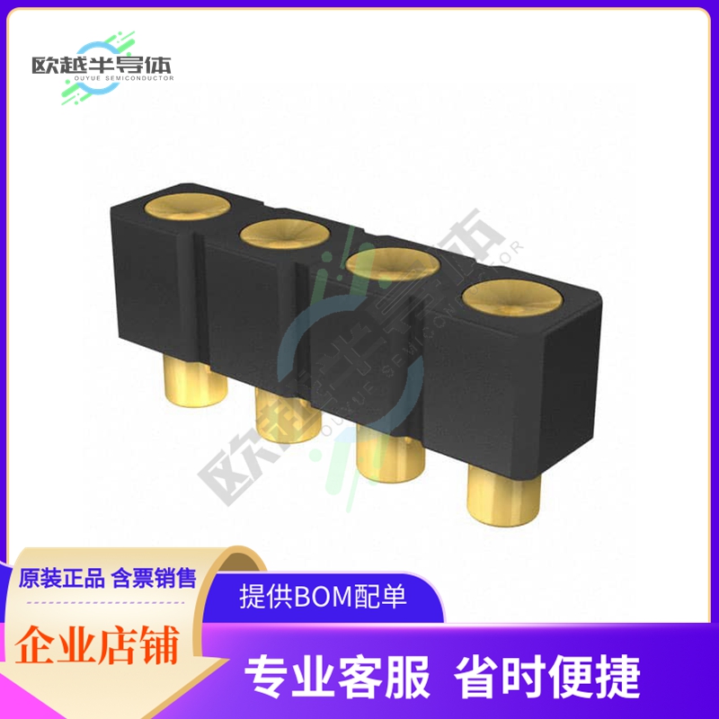 319-10-104-30-008000【CONN SPRING TARGET 4POS SMD】