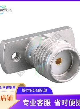 CONSMA017【SMA FML, 2-HOLE FLANGE, GOLD】