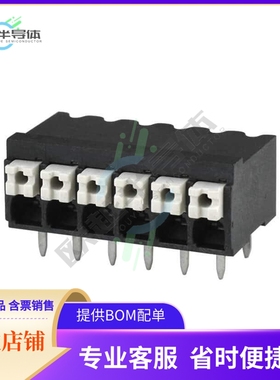 TBLH10-350-06BK【TERMINAL BLOCK, SCREWLESS, HIGH】
