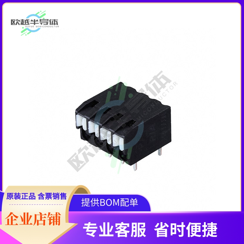AST2230402【TERM BLK 4POS SIDE ENT 3.5MM PCB】