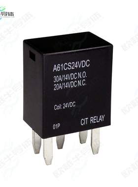 A61CS24VDC.9D[继电器RELAY AUTOMOTIVE SPDT 30A 24V]